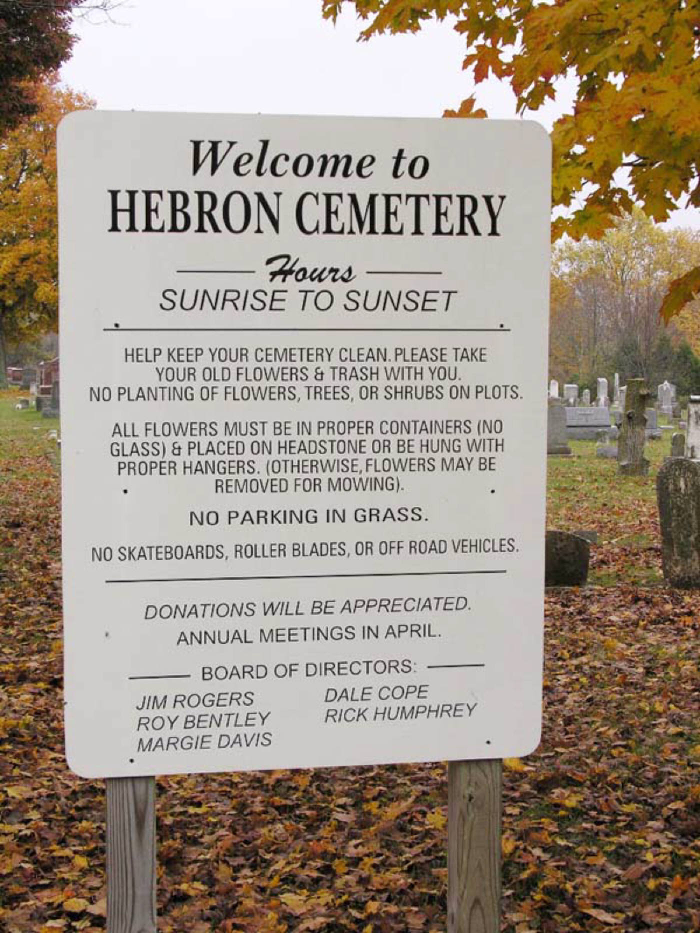 Hebron Baptist Church Cemetery
